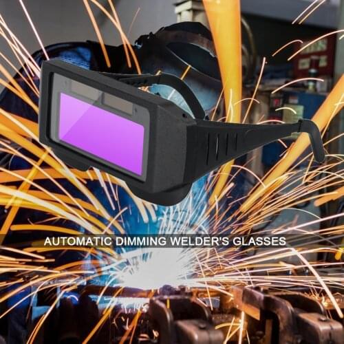 Auto Darkening Welding Mask Helmet Goggles Automatic Dimming Welder Glasses Arc Anti-shock Lens for Eye Protection