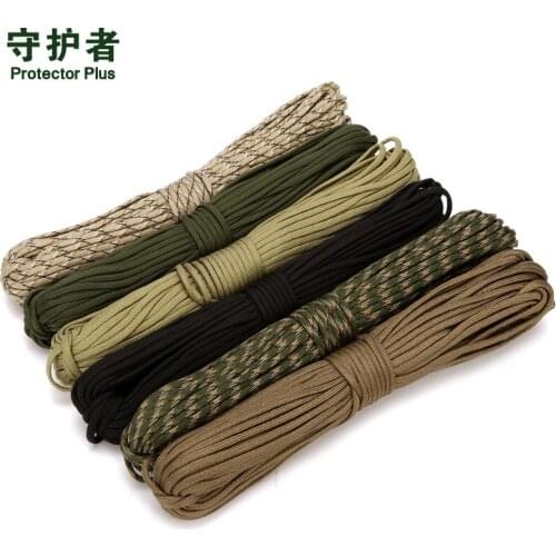 7 Core Umbrella Rope Outdoor Rope Bundling Rope Packaging Rope Braided Rope Clothes Line Tent Rope a5463