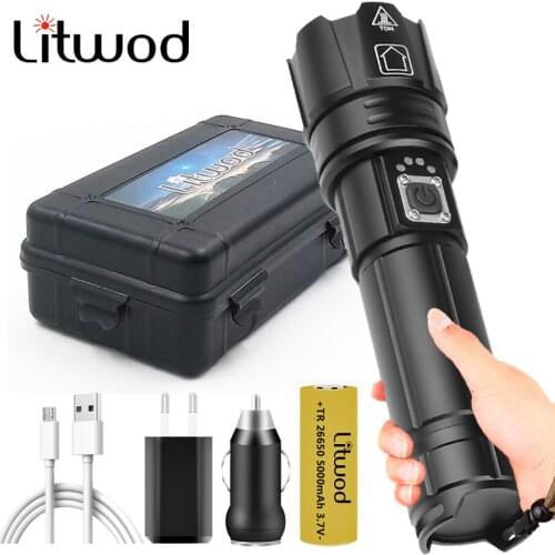 XHP70.2 Powerful Led Flashlight USB Rechargeable 18650 Battery Power Bank Flash Light Torch Aluminum Zoomable Waterproof Lantern