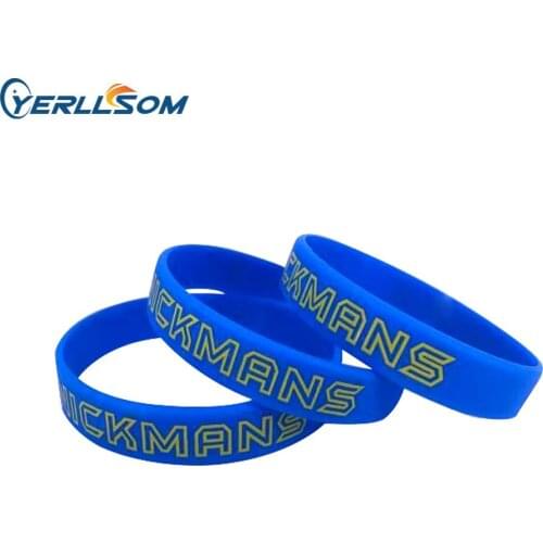 YERLLSOM 100pcs/Lot Free shipping custom 1color printed custom silicone bracelets with personl logo Y20060801