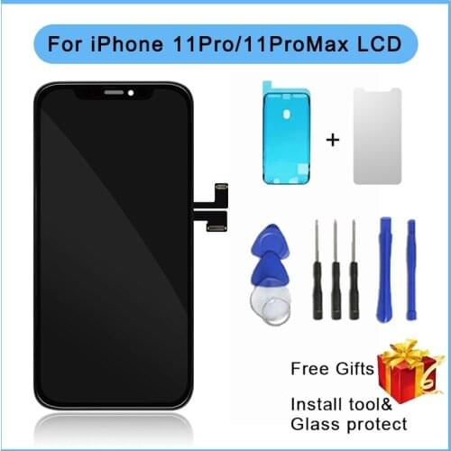 AAA+++ Incell LCD screen for iPhone 11 Pro 11Promax screen display replacement digitizer assembly touch Pantalla perfect repair