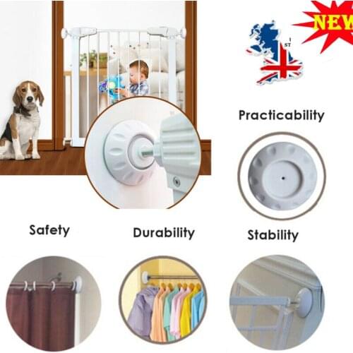 1Pc New Wall Guard Pads For Baby Gate Pressure Mount Wall Guard Cup Pads Pressure Safety Gates Door Door Rail Wall Protector