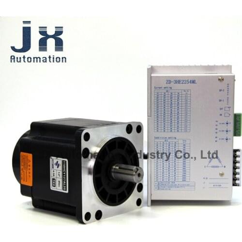 110 Three-phase Stepper Motor 8Nm 4.3A 137mm with Stepper Motor Drive ZD-3HE2254
