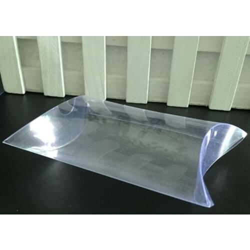 20pcs/lot-2.5*11*21.5cm Clear PVC Pillow Box Wedding Favor Bridal Candy Gift packaging Boxes Party Supplies souvenir Boxes