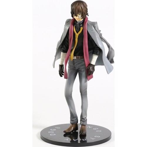 22cm Bungo Stray Dogs Anime Figure Dazai Osamu 1/8 Scale Collectible Figurine Model Doll Toy