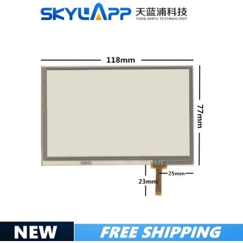5 Inch Touch Screen compatible 050053 for GPS CARS 118mm*77mm for bables 118*77