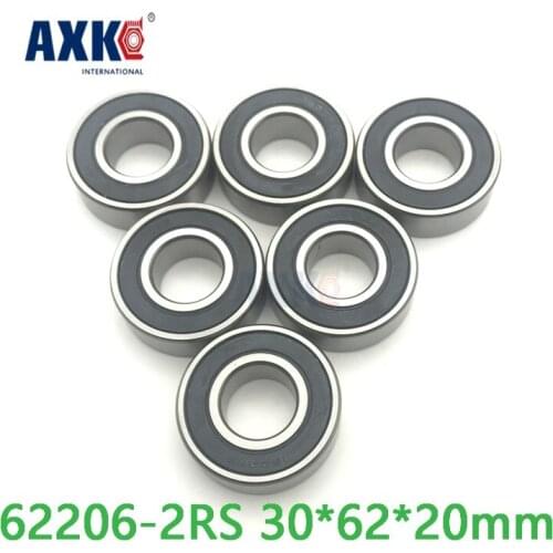 Axk 62206rs Bearing 62206 2rs 180506 62206-2rs Deep Groove Ball Bearing 30*62*20mm