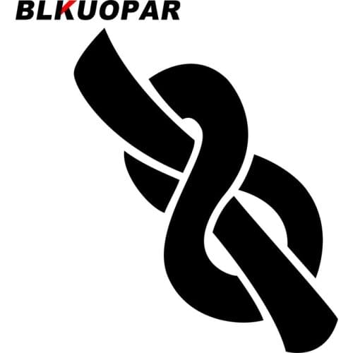 BLKUOPAR for Knot Shoe Car Stickers Vinyl Decals Personality Windshield Snowboard Scratch-Proof Bumper Sunscreen Custom Printing