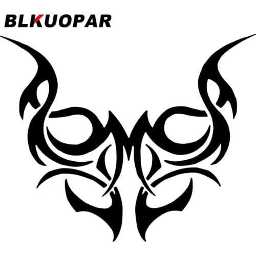 BLKUOPAR for Tattoo Stencil Decals RV Vinyl Car Stickers Air Conditioner Waterproof Skateboard Sunscreen Funny Decoration