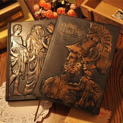 PU Notepad, hardcover, Retro Leather, notebook, custom diary