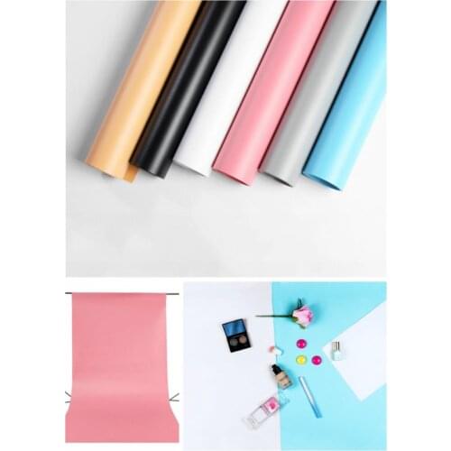 Photographic Backdrop Board for Photography Studio Photo Background Waterproof Dustproof Pad Colorful Dualsided Matte Effect PVC