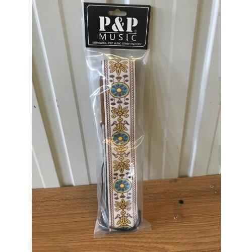 P&P Cotton Adjustable Guitar Strap 120cm length 5cm Width Widening and Thickening for Electric Acoustic Wooden Guitar Bass Belts