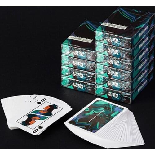 Simple Style Playing Cards Newest Fluid Flower Cut Poker Family Party Board Game