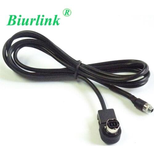 Biurlink Ai-Net Input CD Changer to Female 3.5mm Audio Jack Aux-in Audio Adapter Cable for Alpine KCA-121B