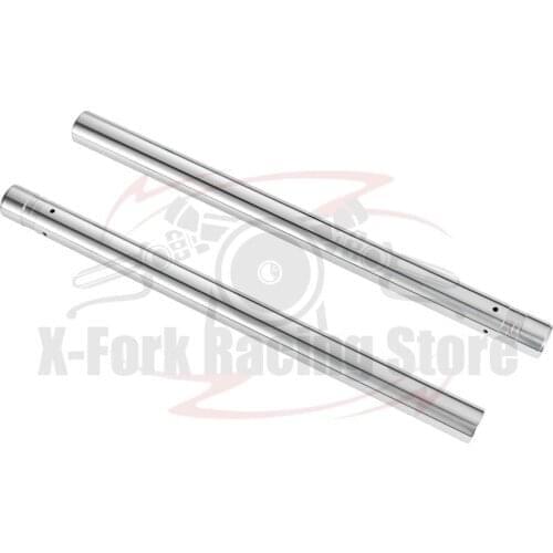 Turkey Front Inner Fork Tubes Pipes Silver Pair for HONDA CB900F 919 Hornet 2002-2003 51410-MCZ-003 43x615mm
