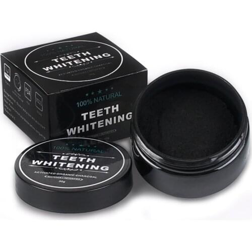 Teeth Whitening Charcoal Powder with Retail Box