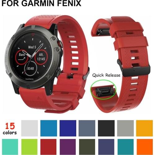 Watch Band for Garmin Fenix 5 Plus & Fenix 6x Pro & Forerunner 935 945 & Quatix 5 & Foretrex 601 Strap Quick Easy Fit 22mm 26mm