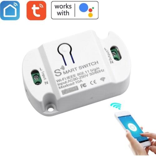 Tuya WIFI Intelligent Wireless Switches Home Automation Remote Control Voice Control Compatible with Google Home and SmartLife
