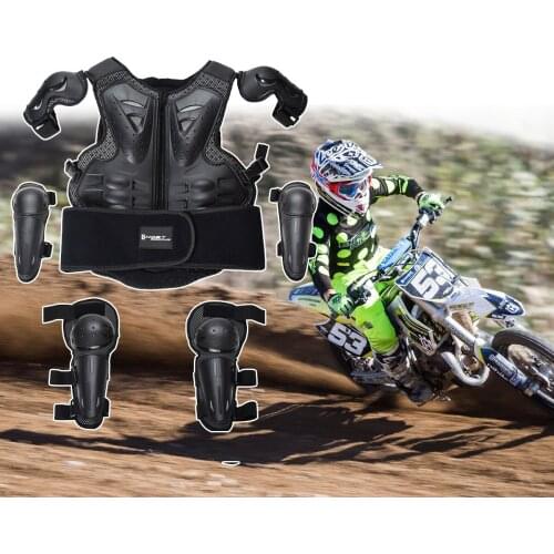 Protective Gear Boys Girls Youth Child Kids Body Protection Motocross Armor Vest Suits Skiing Skating Elbow Knee Care Armor
