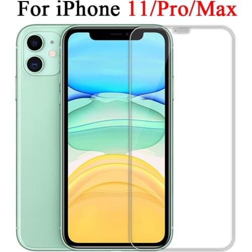 1-3PCS Protective Glass On For iPhone 11 Pro Max Aphone 1 1 11pro 11promax ScreenProtector Temered Glas Verre Armor Protect Film