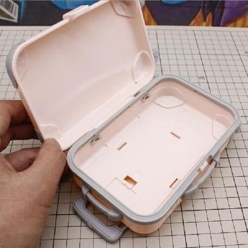 1/6 Figure Mini Luggage Suitcase Travel Box Storage Box Model for 12 Inch Playset Accessories