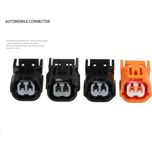 100 Sets 2 Pin 040 Male Female Auto Connector ABS Sensor Plug Press Switch Ignition Coil For Hondas 6189-7036 6189-6905
