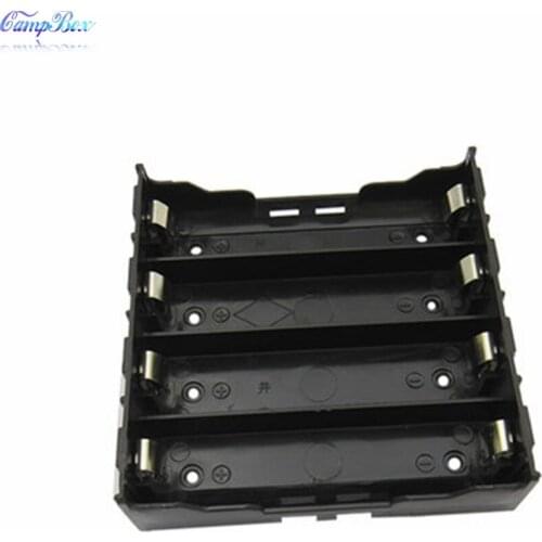 2Pcs 4x18650 Lithium Battery Case Holder Socket Wire Junction Box With Solder Lugs Pins