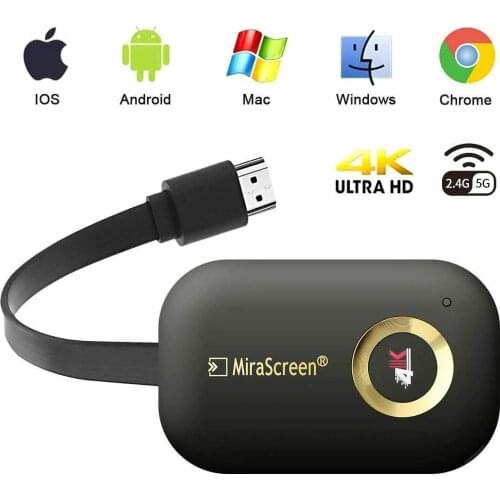 5G Dual Band Miracast 4K Wireless Display for iOS Android DLNA Airplay G9 Plus