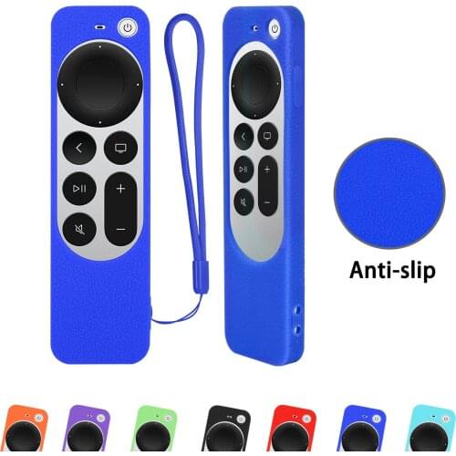 Colorful Silicone Protective Case Skin Cover For Apple TV 4K For Apple TV Siri Remote 2ndGeneration Non-slip Durable Remote Case