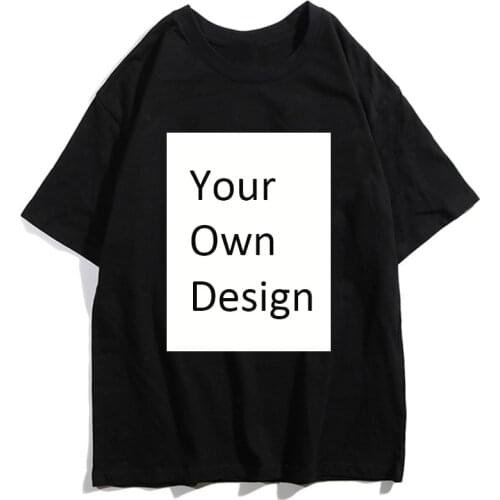 Own Customized T-shirts Men Women T-shirts New Design Casual Harajuku Ulzzang Summer Cotton Short Sleeve O Neck Tops Tees