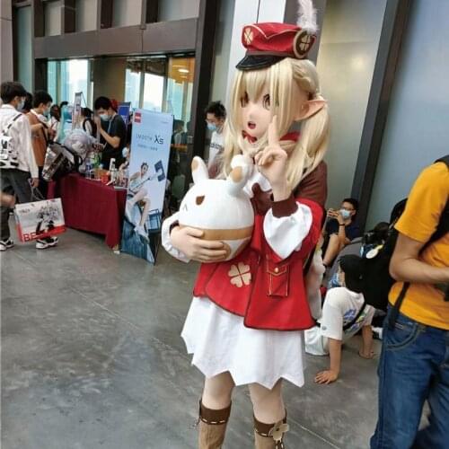 Game Genshin Impact Klee Bomb Dango Cute Short Plush Doll Pillow Toys Anime Cartoon Cushion stuffed toy Xmas Gifts