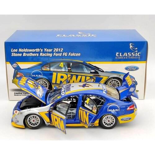 Classic 1:18 For Lee Holdsworths 2012 Stone Brothers Racing Ford FG Falcon #4 NO.18505 Diecast Models Auto Toys Collection