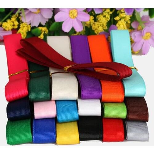 Grosgrain Ribbon 7,10,15,20,25,38mm pick size 5yards Wholesale gift wrap Christmas decoration DIY DIY Hair Bow & Sewing Supplies
