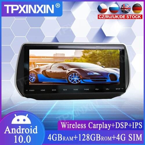 128GB For Hyundai IX45 Santa Fe 2018+Android 10.0 Multimedia Player Car GPS Navigation Head Unit Radio Tape Recorder Auto Stereo