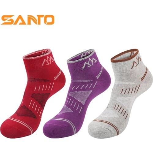 3Pairs/lot 2021 New Casual Women Cotton Socks Striped Quick-drying Thick Warm Female Socks Deodorant Terry Socks for Women