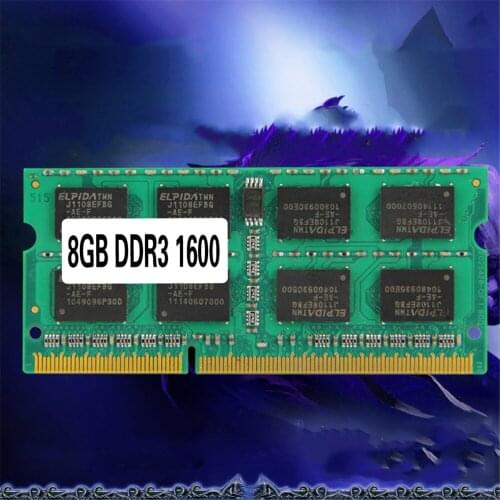 Laptop Memory Ram SO-DIMM PC3-12800 DDR3 1600MHz 204PIN 2GB /4GB/8GB DDR3 PC3-12800 1600MHz 204PIN For Notebook