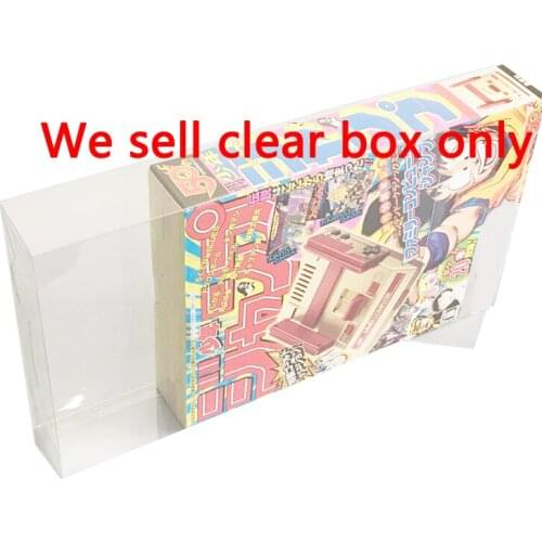 Clear transparent PET box cover For FCmini Weekly youth Jump 50th Anniversary Edition Collection Display Storage Box