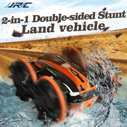 JJRC Rc Car 4wd Water & Land Flip High Speed Drift Crawler Auto Radio Control Machine Battery Operated Remote Control Cars Gift