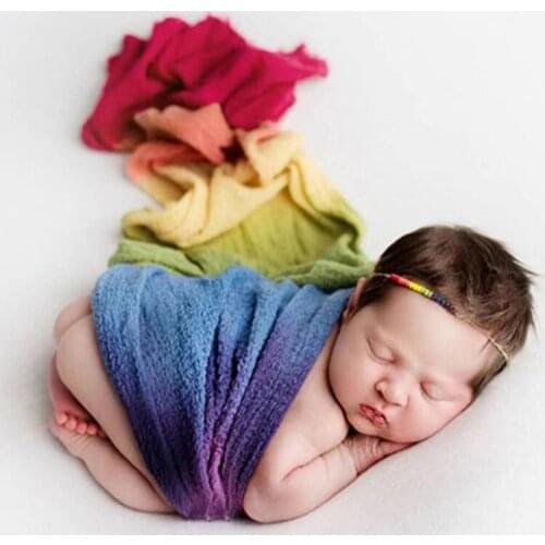 Newborn Photography Props Blanket Baby Swaddle Wrap Sleeping Bag Infants Photo Shooting Backdrop Accessories
