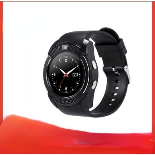 Sport Men Smart Watch v8 sim card android camera rounded Answer Call Dial Call Smartwatch Heart Rate Fitness Tracker