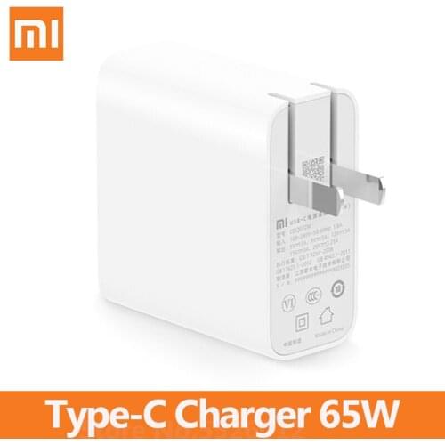 Xiaomi Type-C Charger 65W Power Adapter Fast charging for Mobile Phone Power Bank Charger