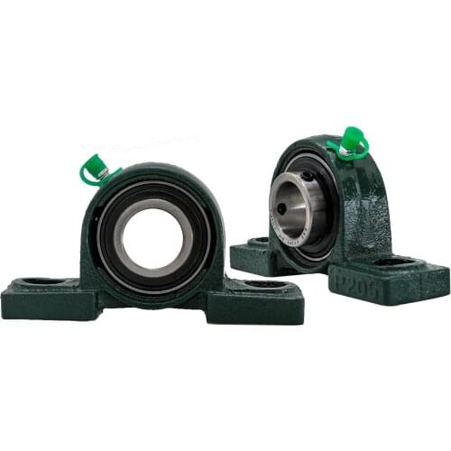 1 Pair of UCP205-16 Pillow Block Bearings 1" Bore 25mm Bearings Holder Solid Base