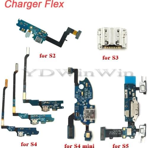 1pcs USB Charging Charger Port Flex Cable Ribbon for Samsung Galaxy S4 i9505 i9500 i337 Mini S5 G900f S3 S2 Dock Connector