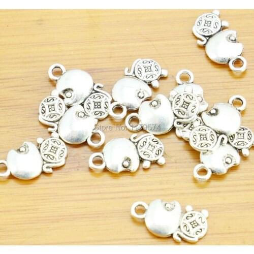 10PCS Small Animal Pendant Alloy DIY Findings Charms Loose Beads Crafts Jewelry Making Design Accessories For Necklace Bracelet
