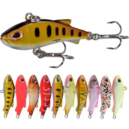 4cm/4g Small VIB Fishing Wobbler Hard Plastic Artificial Bait Mini Crankbait For Winter Lure Tackle Pesca