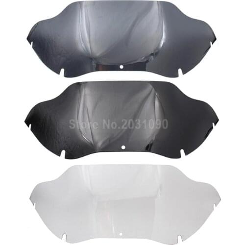 9" Motorcycle Wave Windshield Windscreen Screen for Harley Touring Road Glide FLTR 1998-2013
