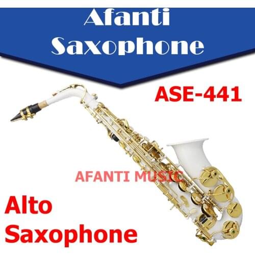 Afanti Music Eb tone / Nickel Plated/ Silvering Alto Saxophone (ASE-441)