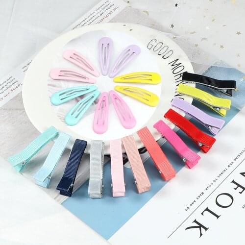 Colorful Hair Clips Accessories Simple Basic Matte Hairpins Candy Colors BB Clip DIY Safe Barrettes Headwear For Women Girl Kids