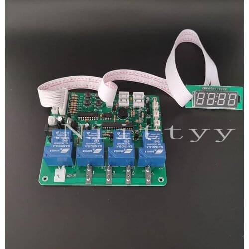 Arcade JY-21 4 digits coin operated timer board Control up to 4 kinds of devices