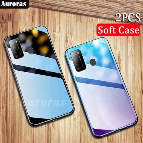Auroras 2 Pcs For itel Vision2 Case Transparent Clear Water Soft Phone Cover For itel Vision 2 Clear Phone Cases